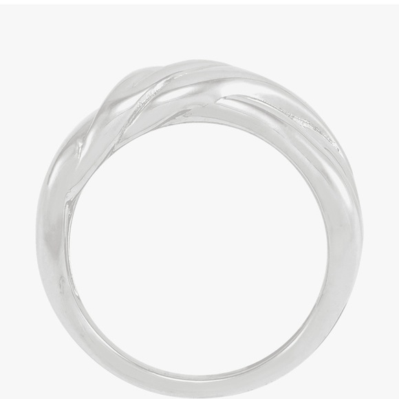 Retired Silpada Plot Twist Ring Size 5 - Picture 3 of 6